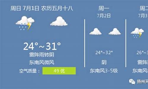 扬州市天气预报24小时_扬州天气24小时预报